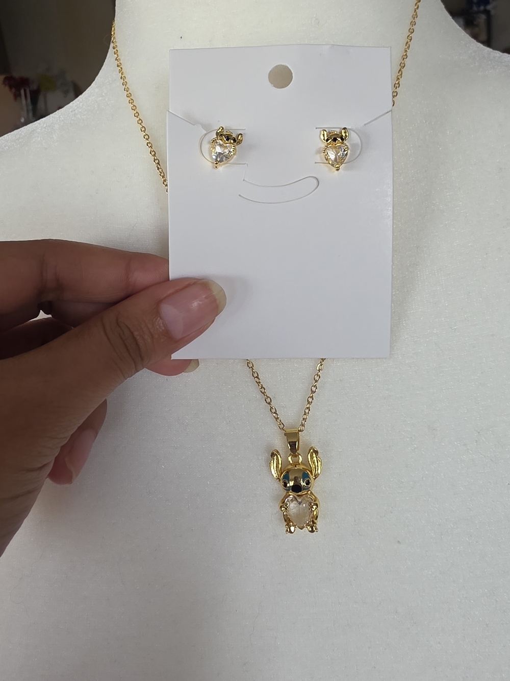 Hermoso Set De Stich Oro Laminado 14k